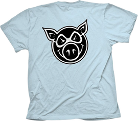 PIG HEAD SS XL-POOL LT.BLUE