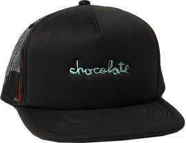 Chocolate CHUNK HAT ADJ-BLACK W/TEAL