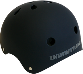 INDUSTRIAL FLAT BLACK HELMET S