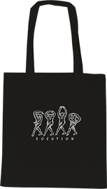 SOUR BODIES TOTE BAG BLACK
