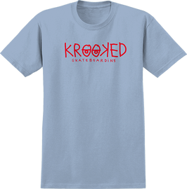 Krooked KROOKED EYES SS S-LT.BLUE/RED