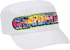 Anti Hero GRIMPLE BEACH PAINTERS CAP HAT ADJ-WHITE