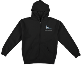 Anti Hero LIL PIGEON EMB ZIP HD/SWT M-BLACK