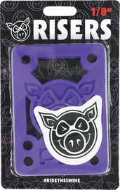 PIG PILES 1/8" HARD RISERS PURPLE single set