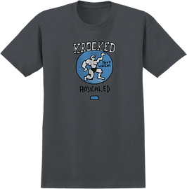 Krooked PHYSICAL ED SS XL-CHARCOAL