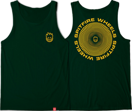 SF CLASSIC VORTEX TANK TOP S-FOREST/GOLD