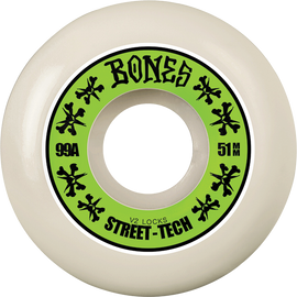 BONES STF V2 LOCK ANNUALS 51MM 99A WHT/GRN