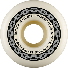 BONES XF X97 V7 DOUBLE-LOCK 58MM 97A CHAIN WHT/SIL