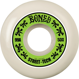 BONES STF V2 LOCK ANNUALS 53MM 99A WHT/GRN