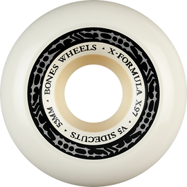 BONES XF X97 V5 SIDECUT 53MM 97A TRIBAL WHT/SIL