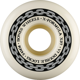 BONES XF X97 V7 DOUBLE-LOCK 54MM 97A CHAIN WHT/SIL
