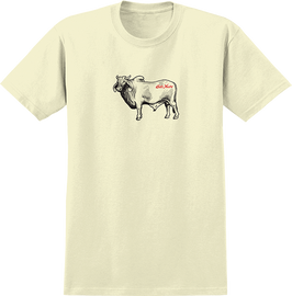 Anti Hero COW SS L-HEATHER CREAM