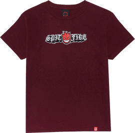 SF OLD E DROP BIGHEAD YTH SS L-MAROON/RD/BLK/WT