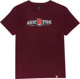 SF OLD E DROP BIGHEAD YTH SS S-MAROON/RD/BLK/WT