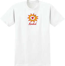 Krooked SUN HEART SS M-WHITE/RED/YEL