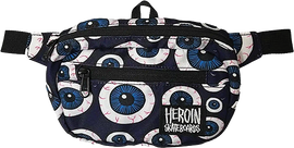 HEROIN EYES FANNY PACK BLACK