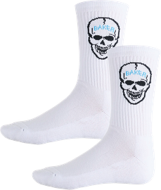 BAKER 1 BAKER CREW SOCKS WHITE