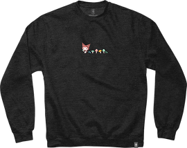 GIRL HELLO KITTY SHROOM TRAIL CREW/SWT