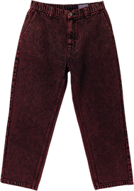 SF ETERNAL DENIM PANTS RED OVERDYE