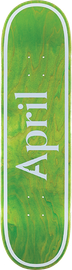 APRIL OG LOGO INVERT GREEN