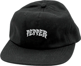 PEPPER LOGO HAT ADJ-BLACK