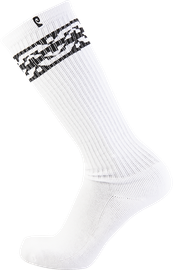 PSOCKADELIC KNEE HIGH 2 KNEE HIGH SOCKS WHT/BLK 1p