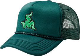 CALL ME BEAR LEGS TRUCKER HAT ADJ-AQUA