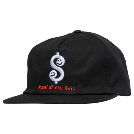 Krooked ROOT SNAPBACK HAT ADJ-BLACK