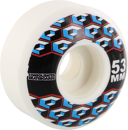 CONSOLIDATED CRACKED CUBE 53mm WHITE