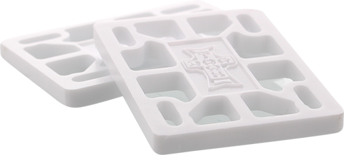 DOGTOWN 1/4" RISERS SET WHITE