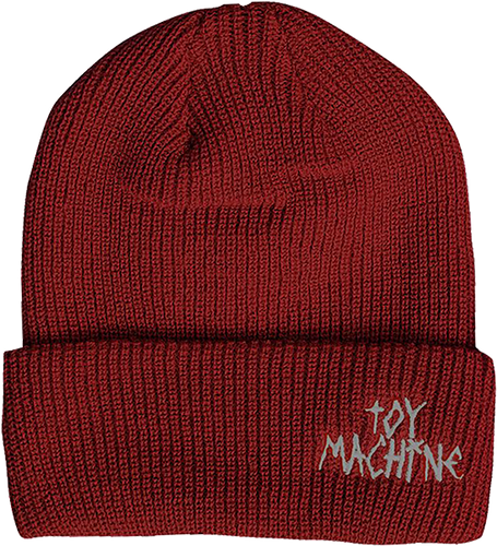 Toy Machine TAPE LOGO BEANIE MAROON