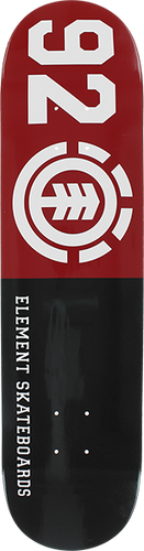 Element 92 CLASSIC DECK-8.0 BLK/RED/WHT