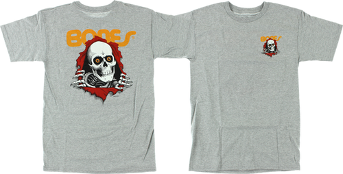 Powell Peralta RIPPER SS M-HEATHER GREY