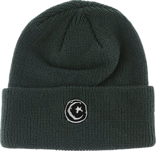 FOUND STAR & MOON BEANIE FOREST GREEN