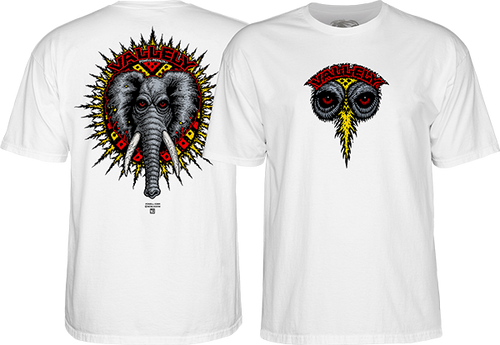 Powell Peralta VALLELY ELEPHANT SS S-WHITE