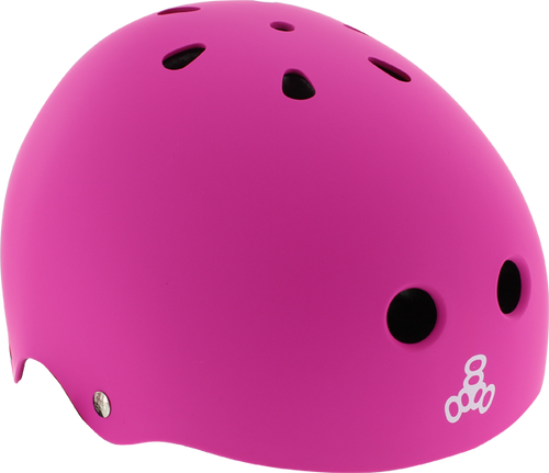 T8 LIL 8 HELMET NEON PINK RUBBER cpsc