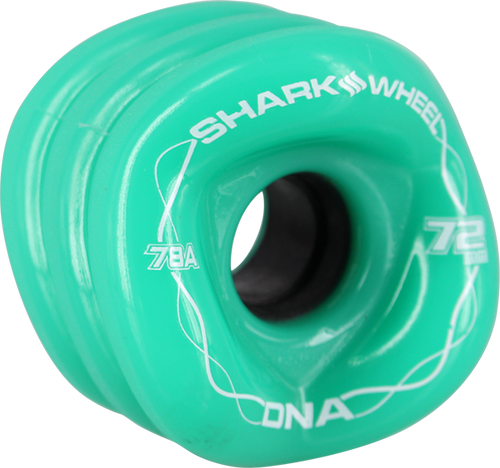 SHARK DNA 72mm 78a SOLID TURQUOISE/WHT