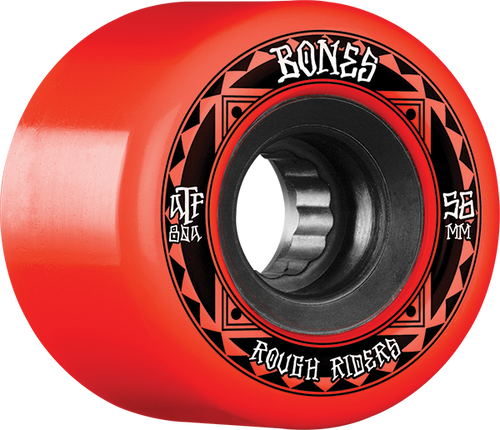 BONES ATF ROUGH RIDER RUNNERS 56mm 80a RED/BLK