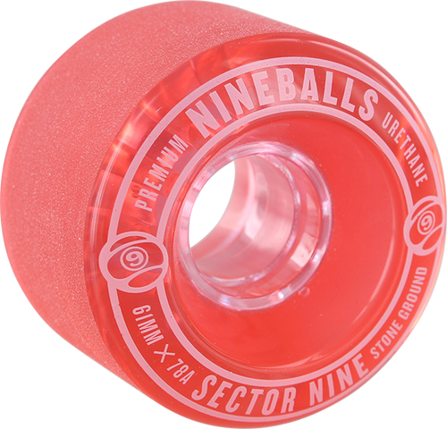 SEC9 9 BALL 61mm 78a CLEAR RED