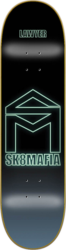 SK8MAFIA LAWYER HOUSE LOGO NEON DECK-8.1