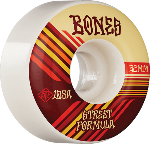 BONES STF V4 RETROS 52mm 103A White