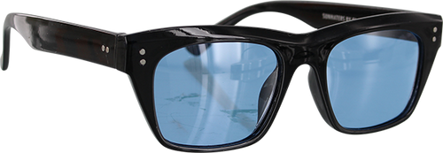 GLASSY SANTOS BLK/BLUE SUNGLASSES POLARIZED