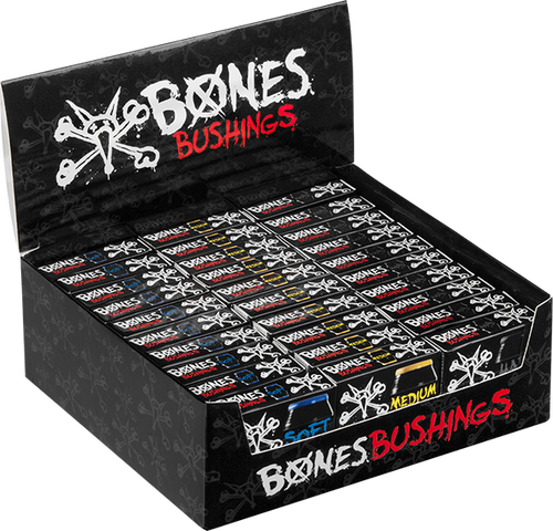 BONES HARDCORE BUSHINGS 30PK/CASE BLACK/ASSORTED 