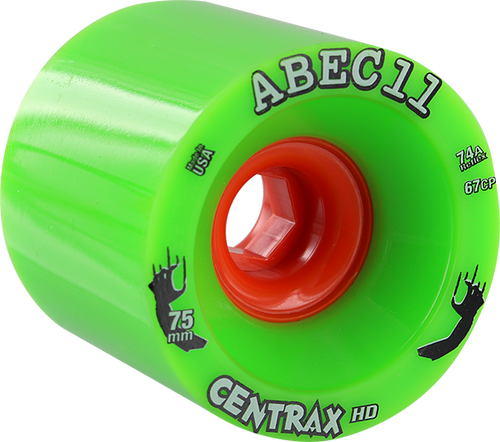 ABEC11 CENTRAX HD 75mm 74a LIME/ORG