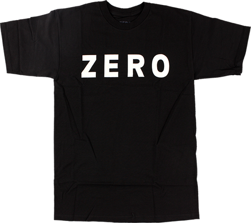 ZERO ARMY LOGO SS M-BLK/WHT