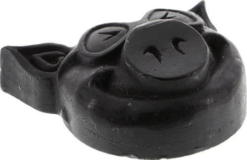 PIG HEAD RAISED CURB WAX BLACK