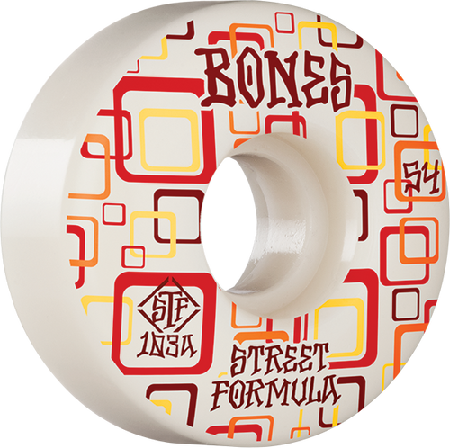 BONES STF V3 RETROS 54mm 103A White