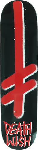 Death Wish GANG LOGO MINI DECK-7.3 BLK/RED