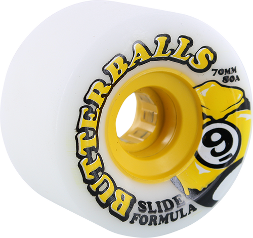 SEC9 SLIDE BUTTERBALLS 70mm 80a WHITE