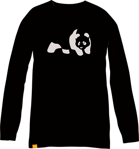ENJOI STAPLE PANDA LS L-VINTAGE BLACK/WHT